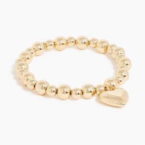 J.Crew Heart bauble bracelet NWT